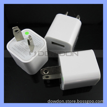 Us/EU/Au 5V 1000mA AC USB Wall Charger Adapter for iPhone 5 5s 5c iPod